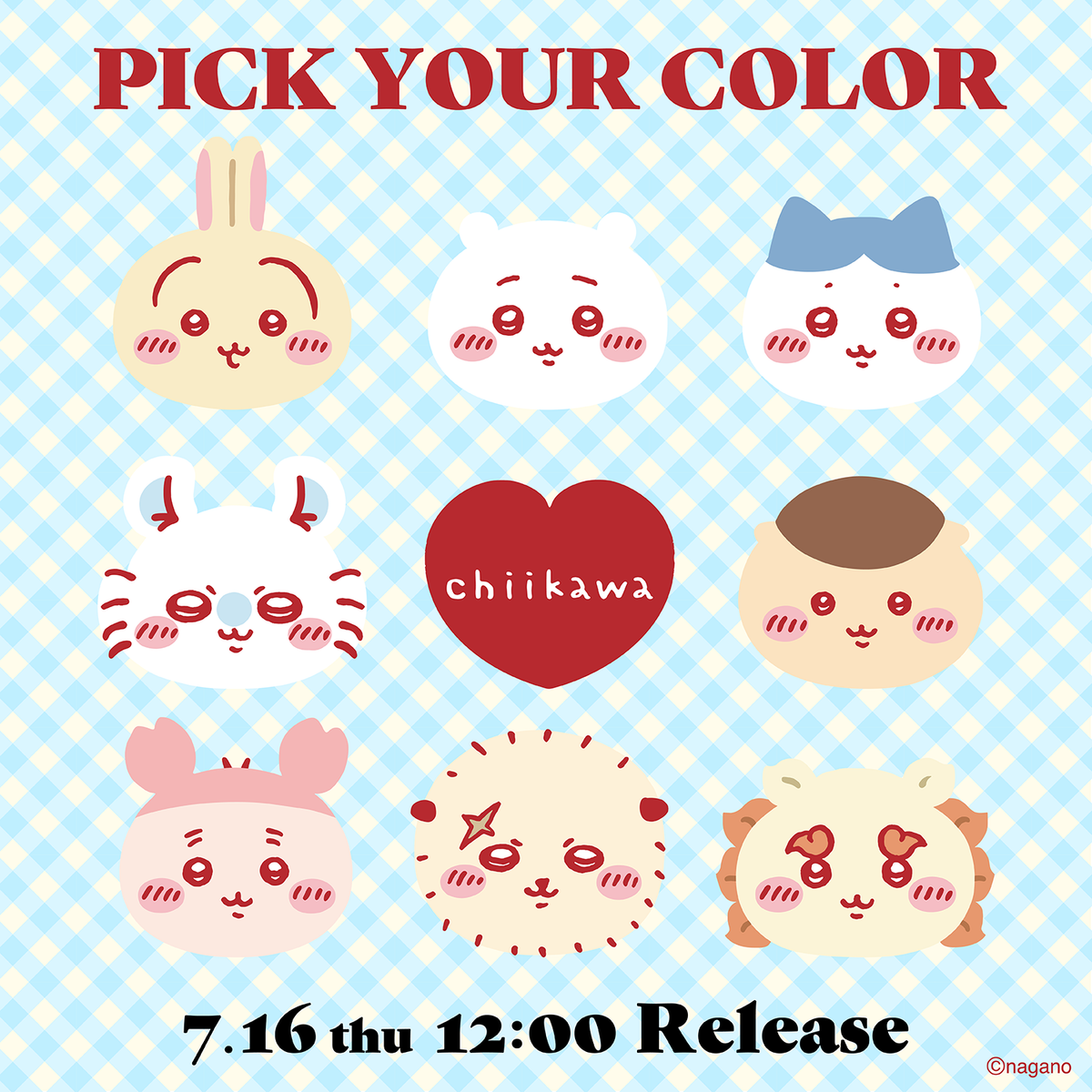 ちいかわ PICK YOUR COLOR – Talking ODM