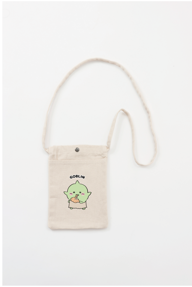ちい品です ちいかわ ゴブリン（みんなデザイン） ポケット付きサコッシュ