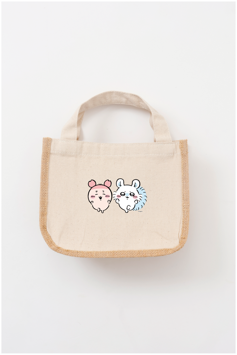 ちいかわ モモンガ＆古本屋1 ジュート＆キャンバストートバッグ