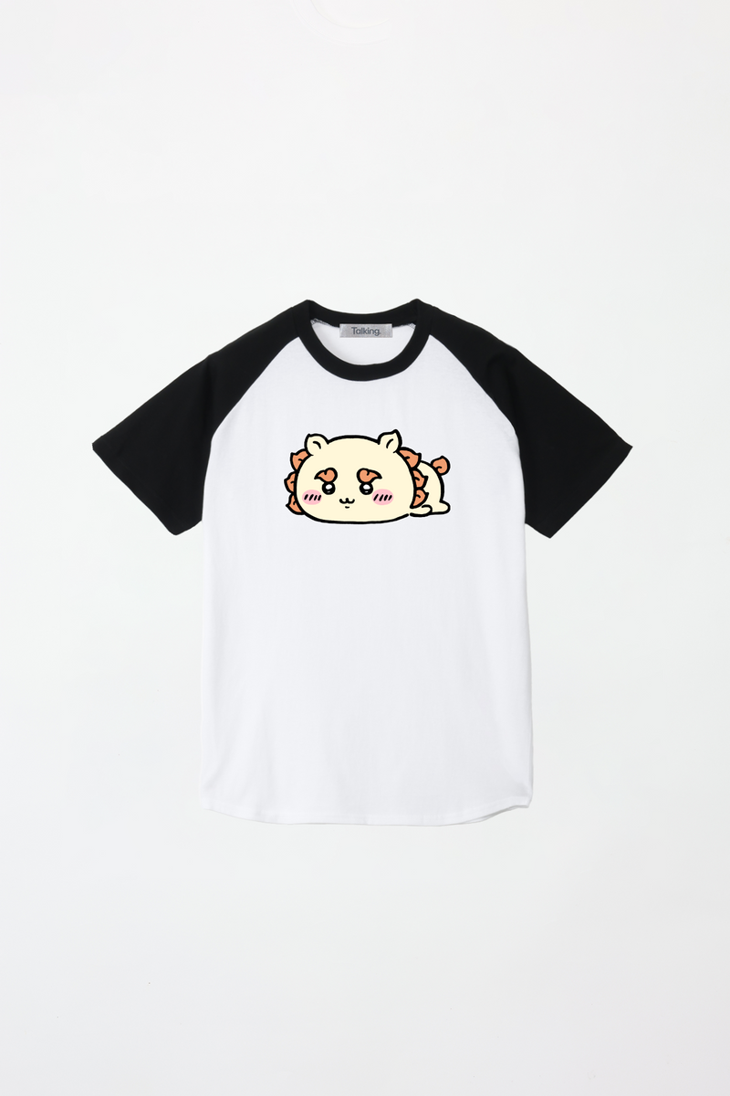 ちいかわ へちゃ(シーサー) ラグランTシャツ – Talking ODM