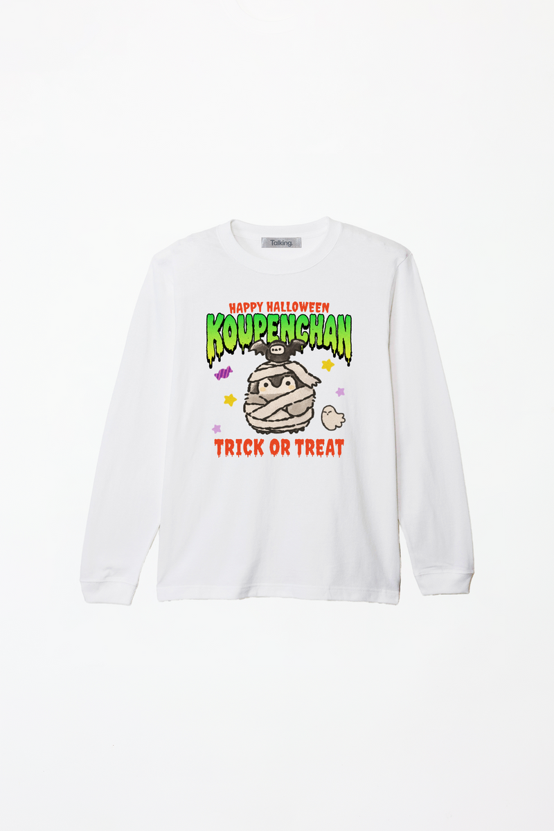 ぺんちゃん様 Tシャツ コウペンちゃん HALLOWEENなコウペンちゃん 長袖Tシャツ – Talking ODM