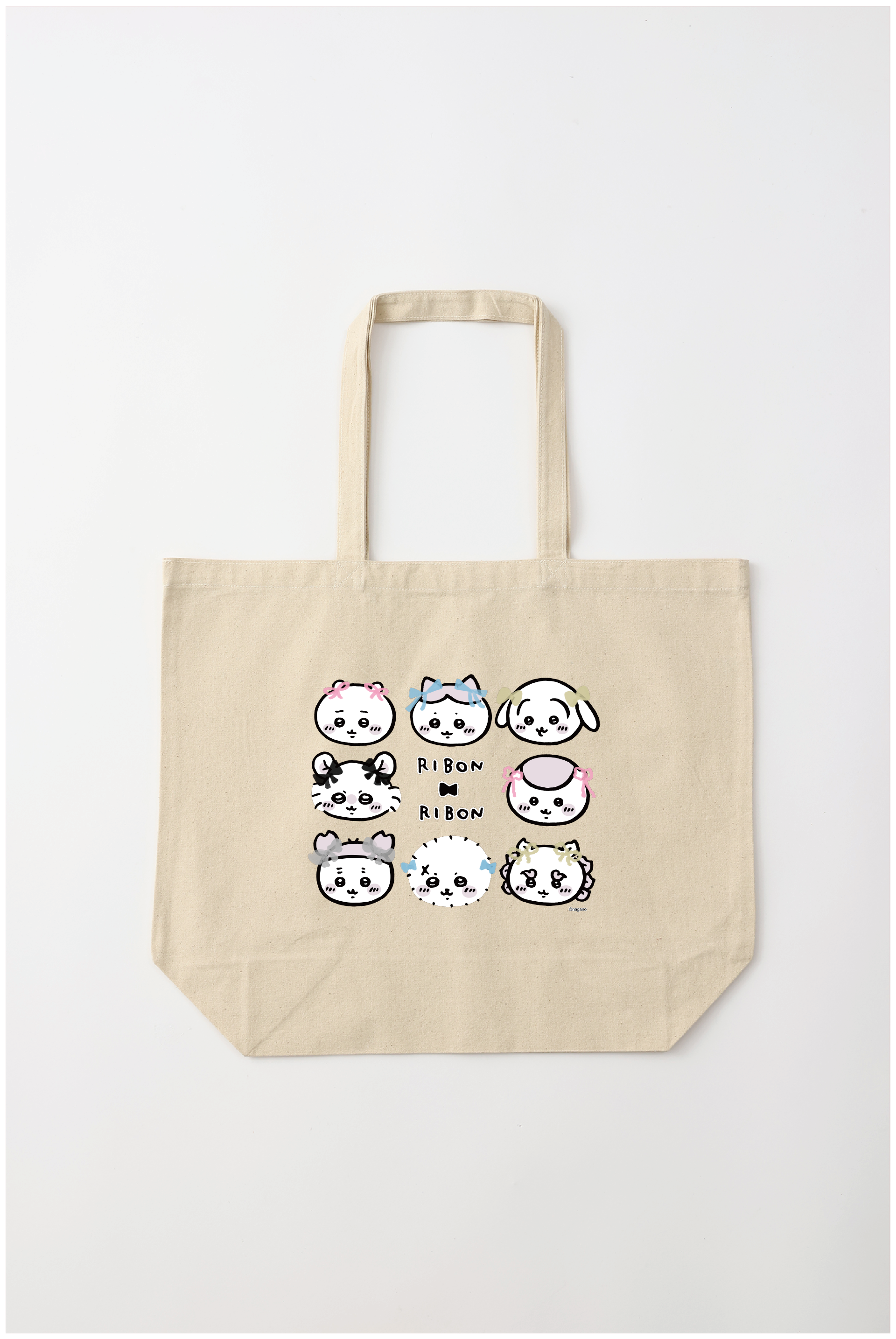 ちいかわ RibonRibon（みんな） トートバッグ Lサイズ – Talking ODM