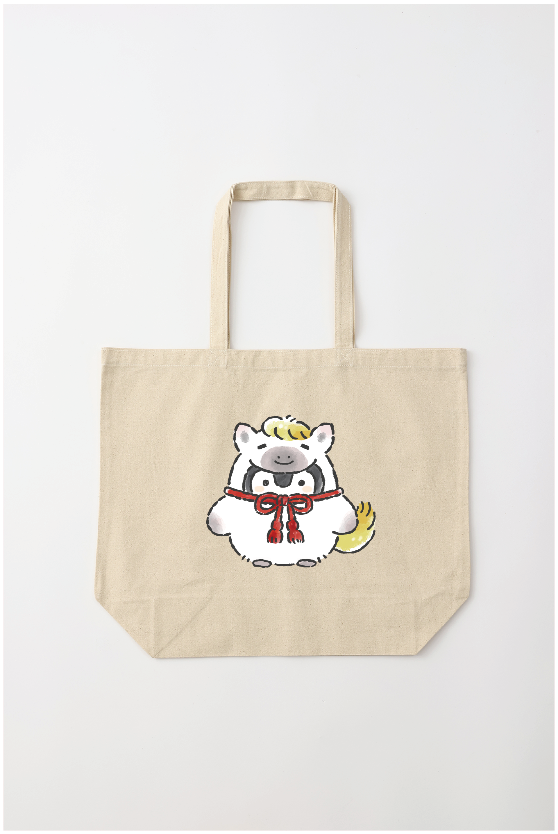 コウペンちゃん 干支コウペンちゃん(午年) トートバッグ Lサイズ