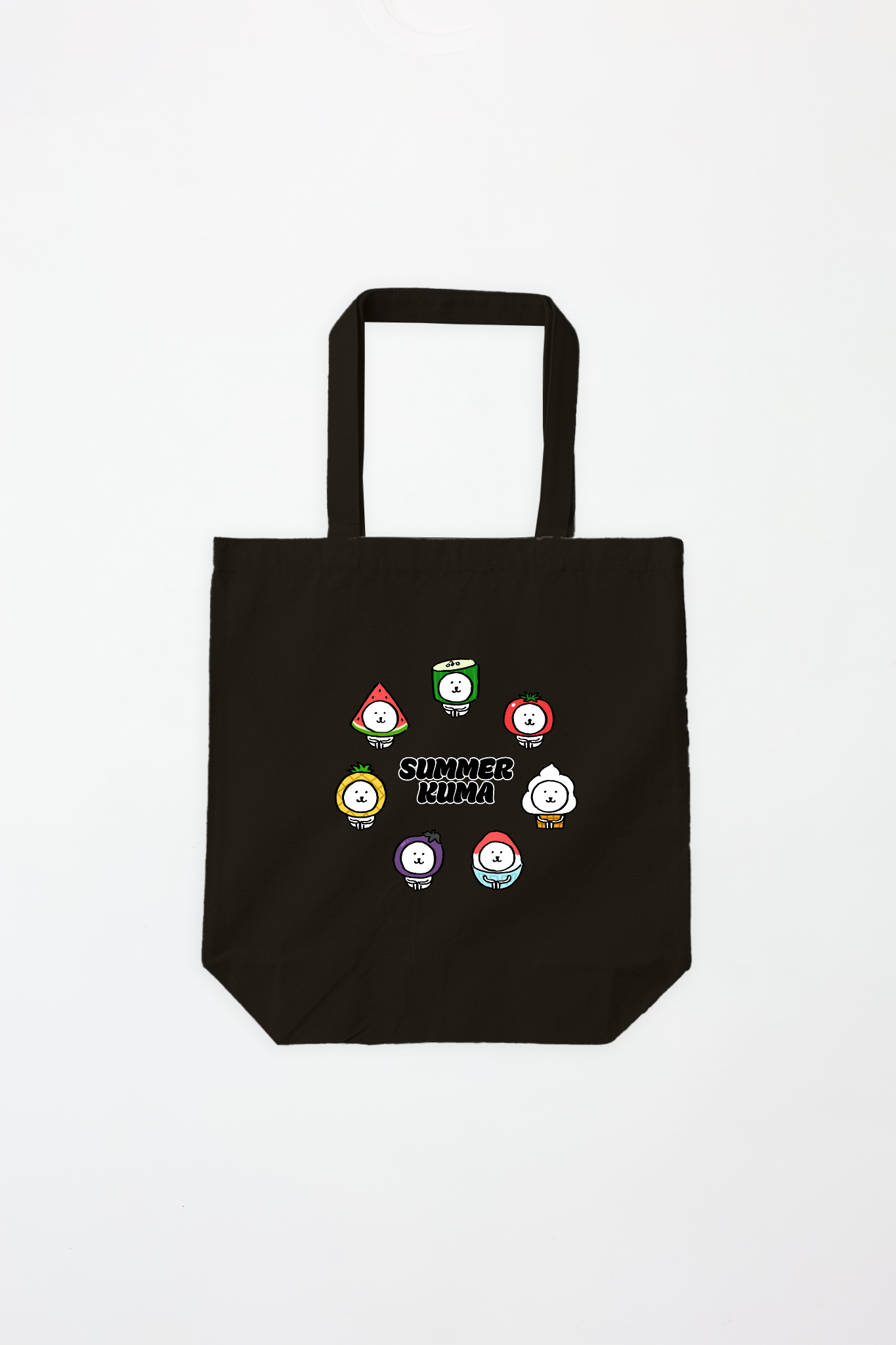 BAGC キャラクター Tシャツ バッグ ナガノキャラクターズ summer kuma トートバッグ Mサイズ – Talking ODM
