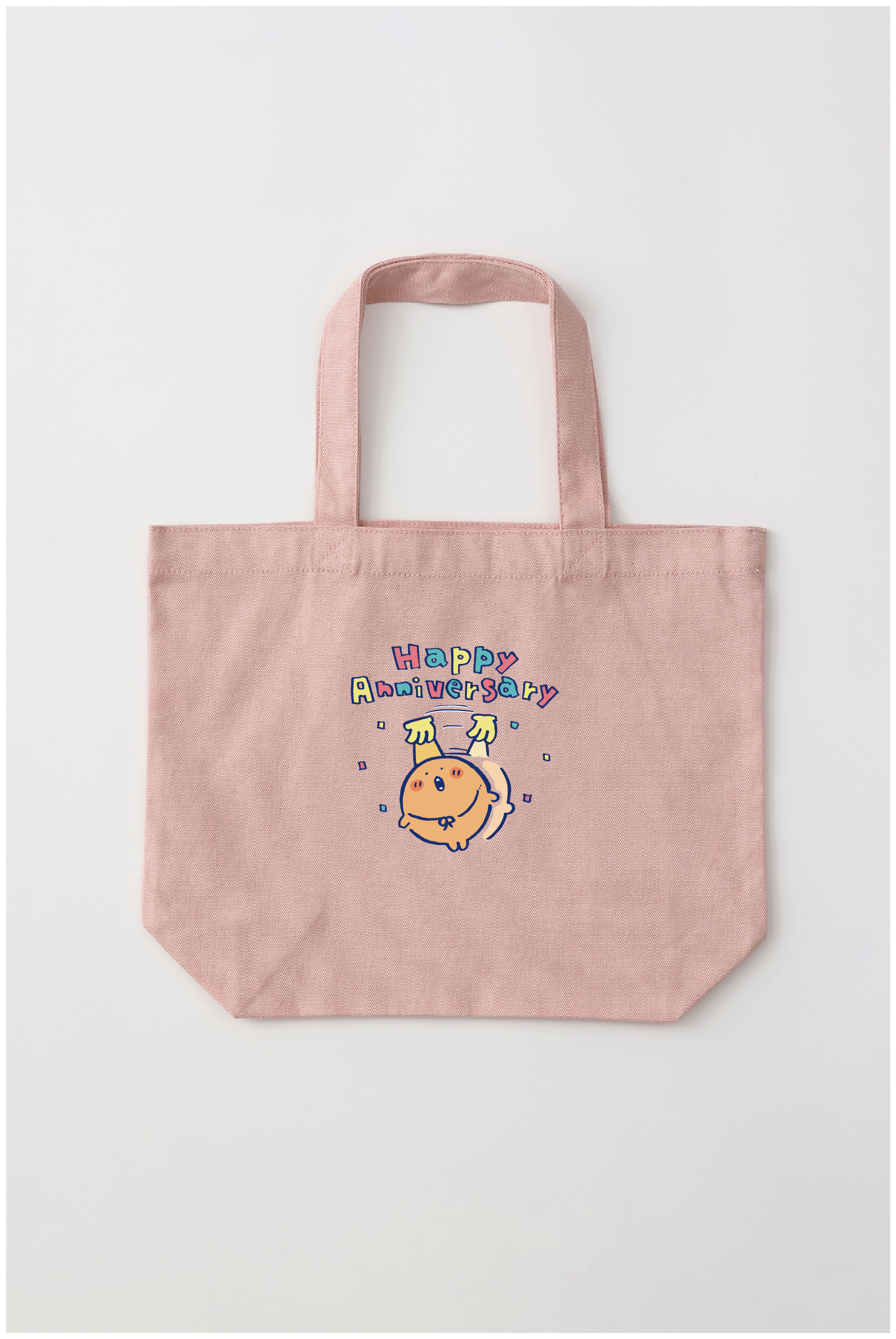 ナガノキャラクターズ もぐらコロッケ Happy Anniversary トートバッグ