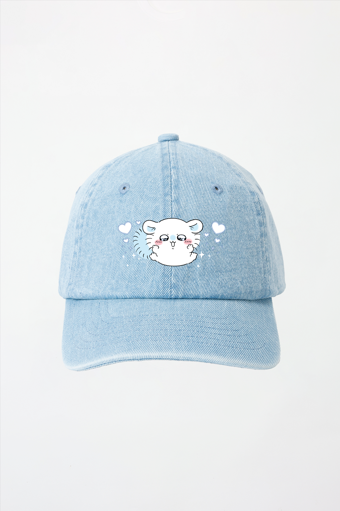 ちいかわ モモンガ 撮ってとってとりまくれぇ〜ッ！！ ローキャップ ライトブルー 967001_578_110_1133_ck-2026-