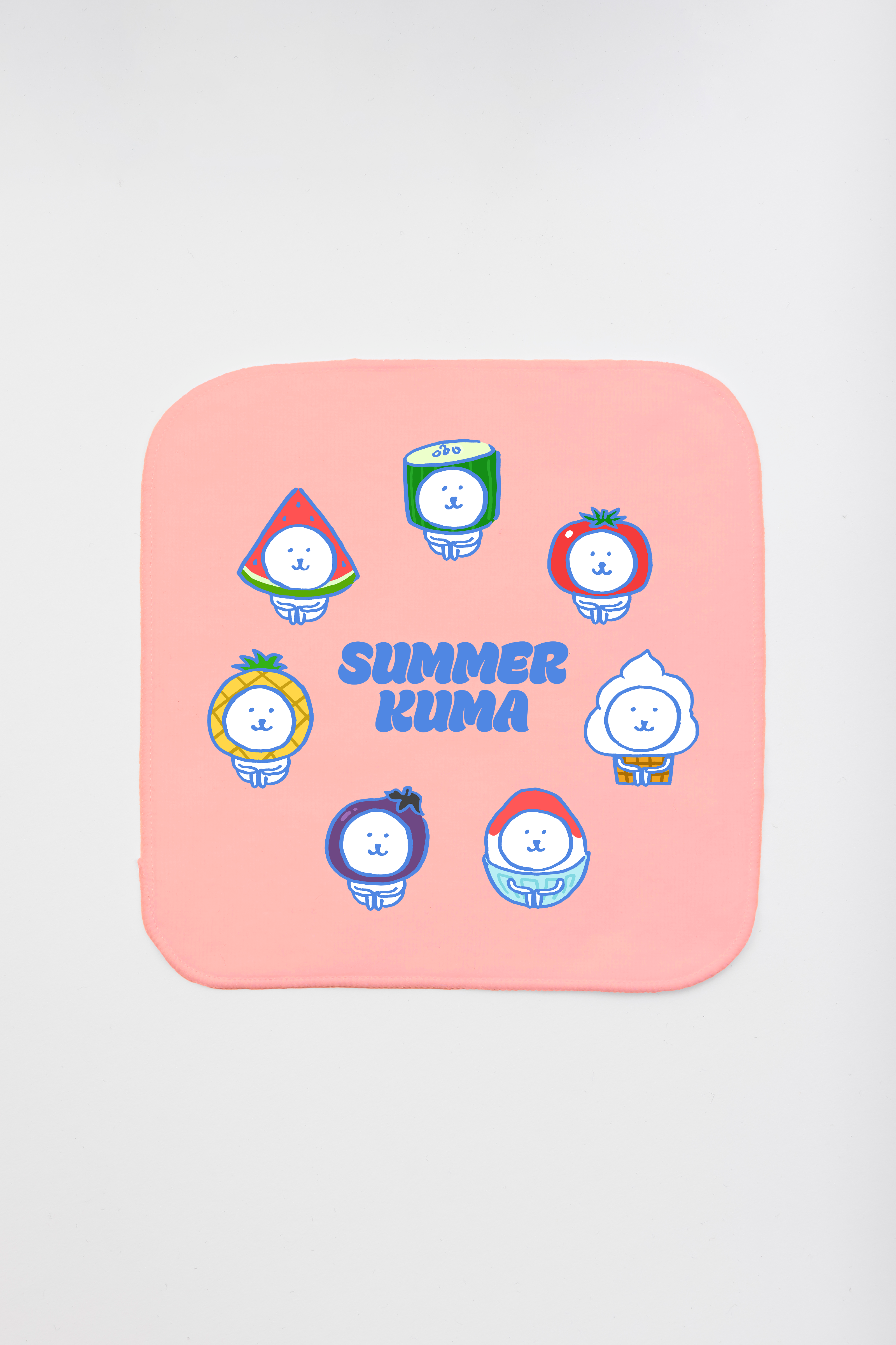 ナガノキャラクターズ summer kuma(blue) ミニタオル – Talking ODM