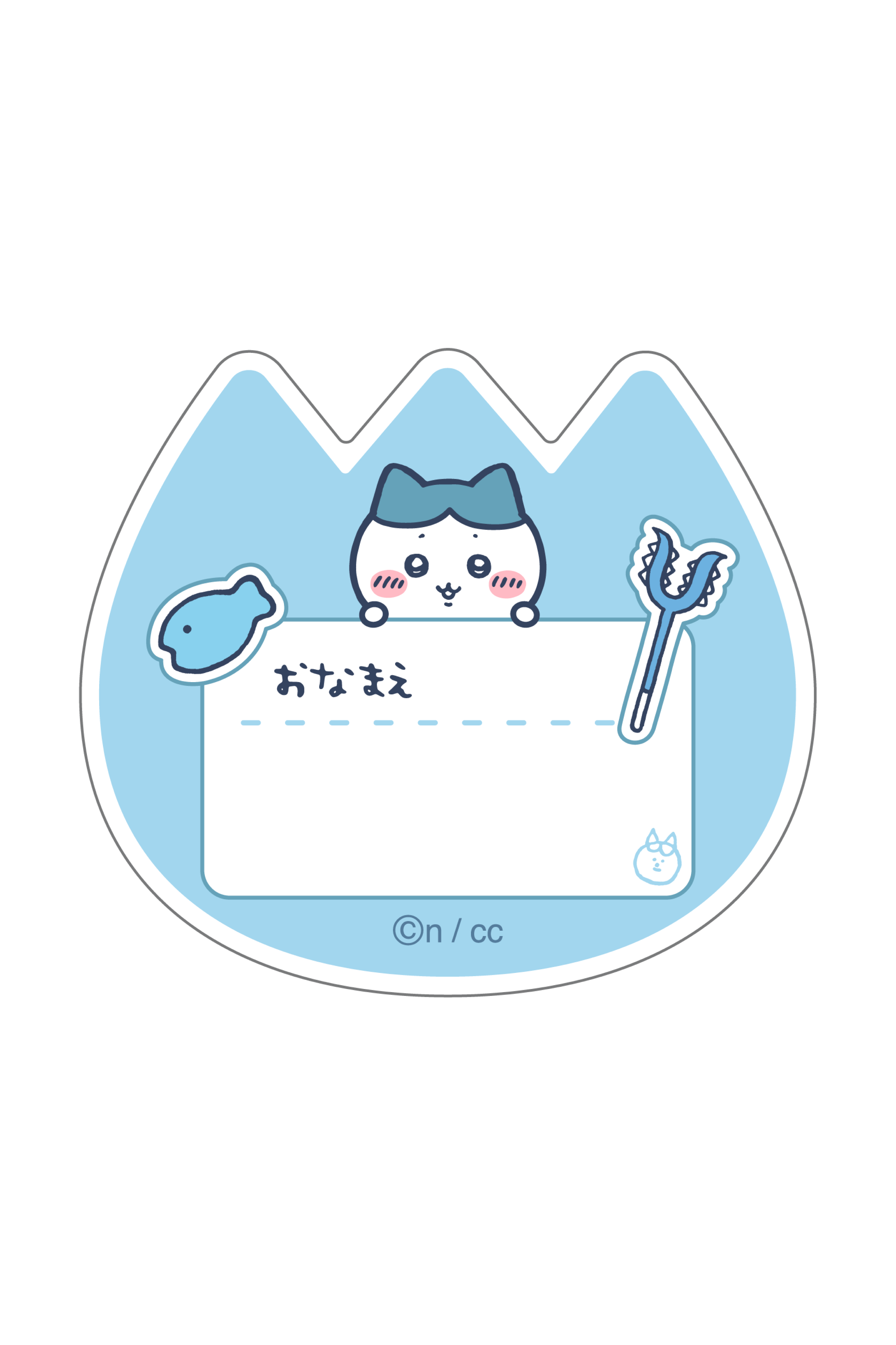 ちいかわ お名前バッジ ハチワレ – Talking ODM