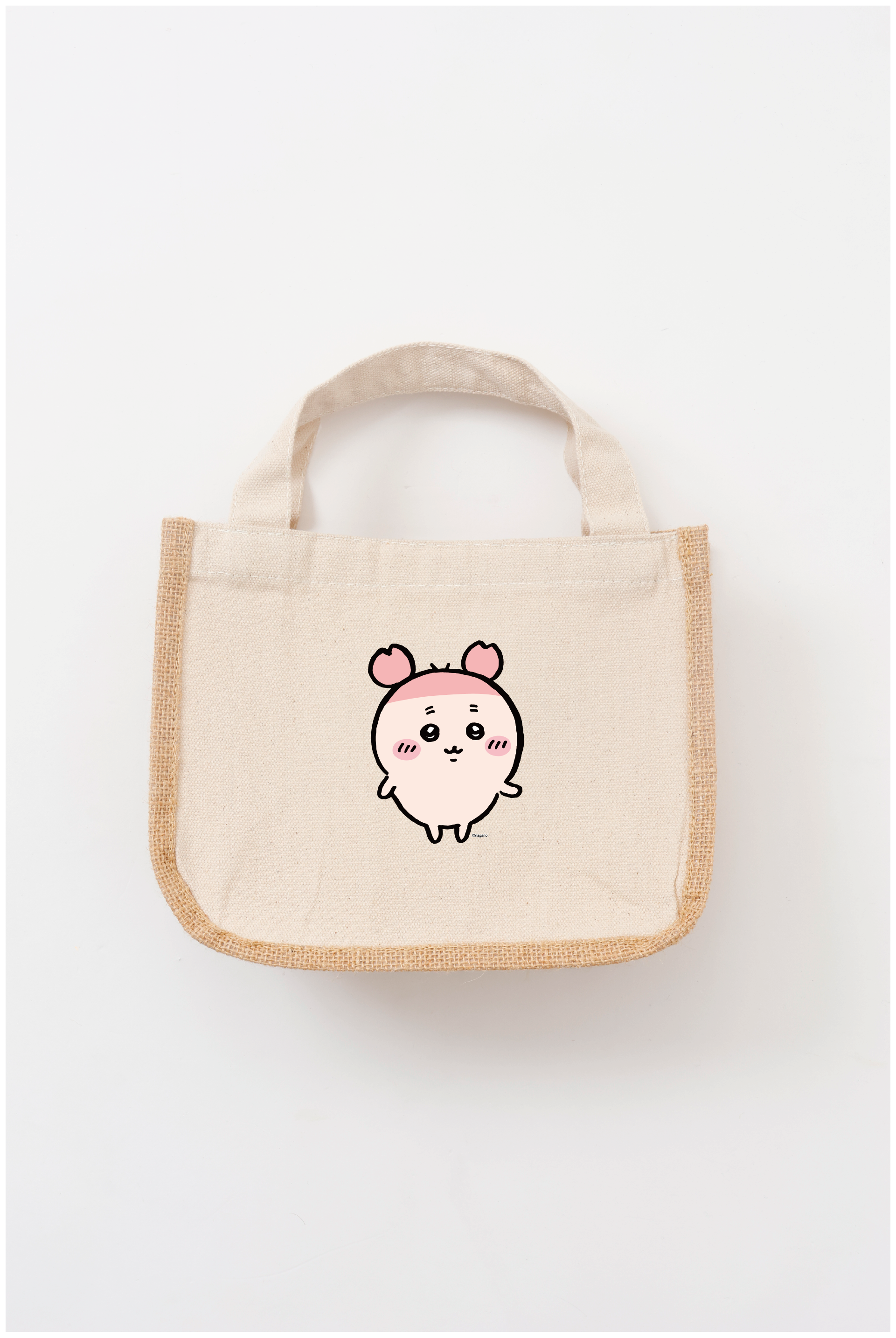 リトルトゥース トートバッグ ちいかわ 古本屋 ジュート＆キャンバス