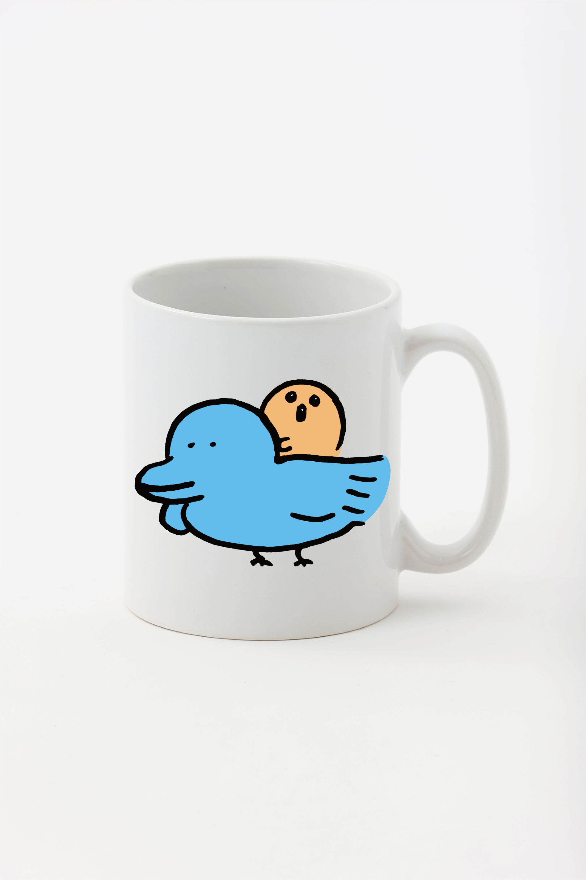 ナガノキャラクターズ もぐらコロッケとツイバード マグカップ