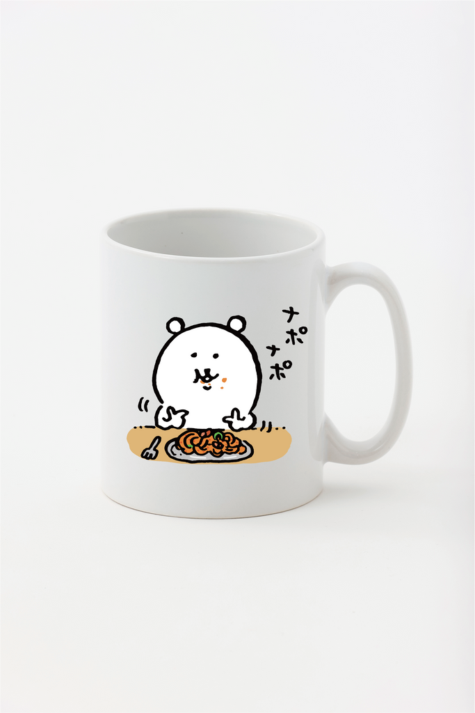 自分ツッコミくま ナガノのくま 喫茶 グラス マグカップ 2点セット ナガノキャラクターズ くま 誕生日 マグカップ – Talking ODM