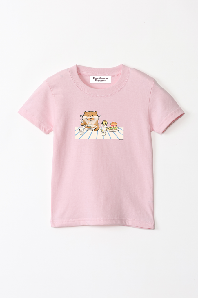 可愛い嘘のカワウソ ナポリタン キッズTシャツ – Talking ODM