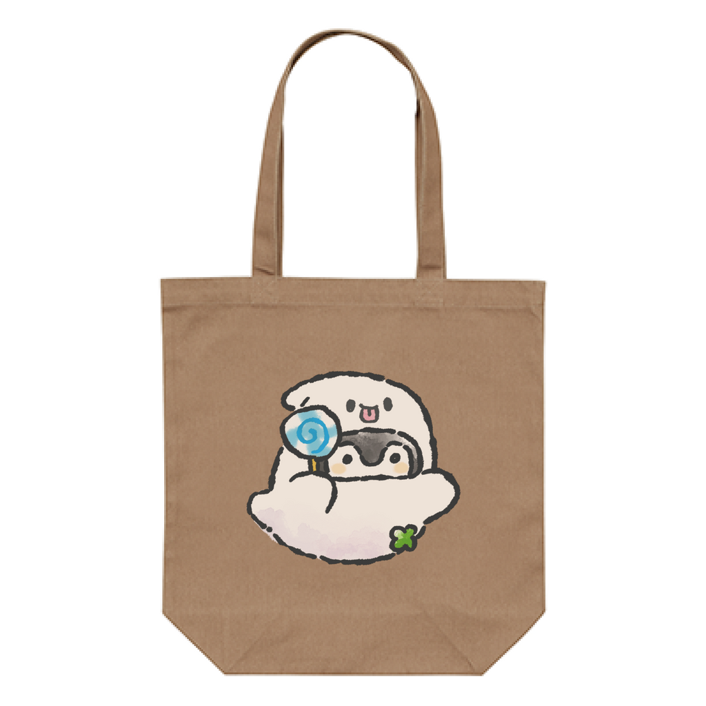 シークレットベース オバケドッグ OBAKE DOG ロンドンバッヂ付 未開封 コウペンちゃん おばけなコウペンちゃん トートバッグ Mサイズ
