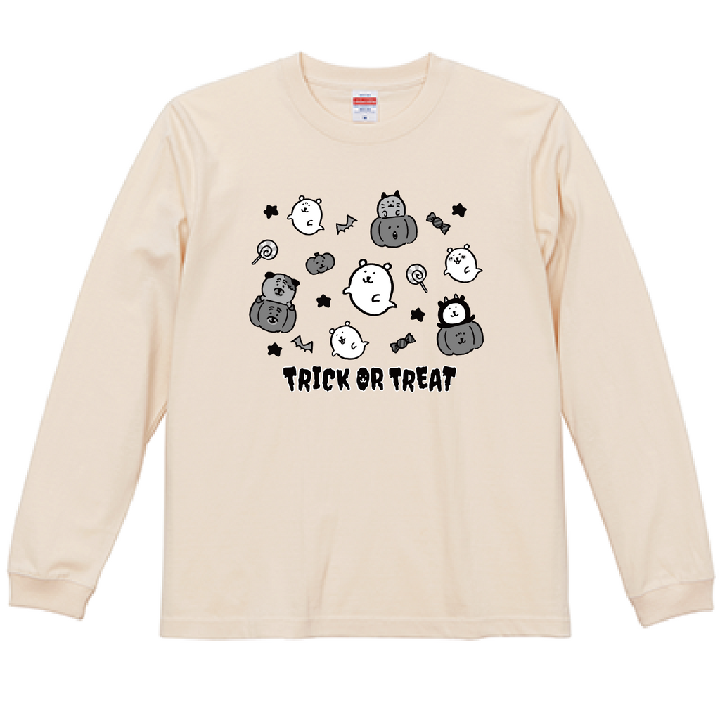ナガノキャラクターズ TRICK OR TREAT 2026(BLACK) 長袖Tシャツ